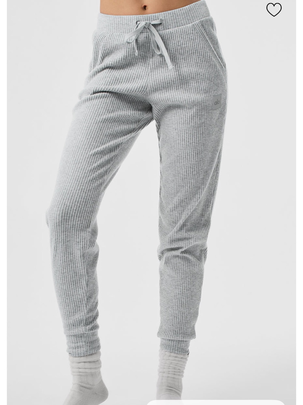 Alo Yoga Muse Ribbed Jogger Sweatpants